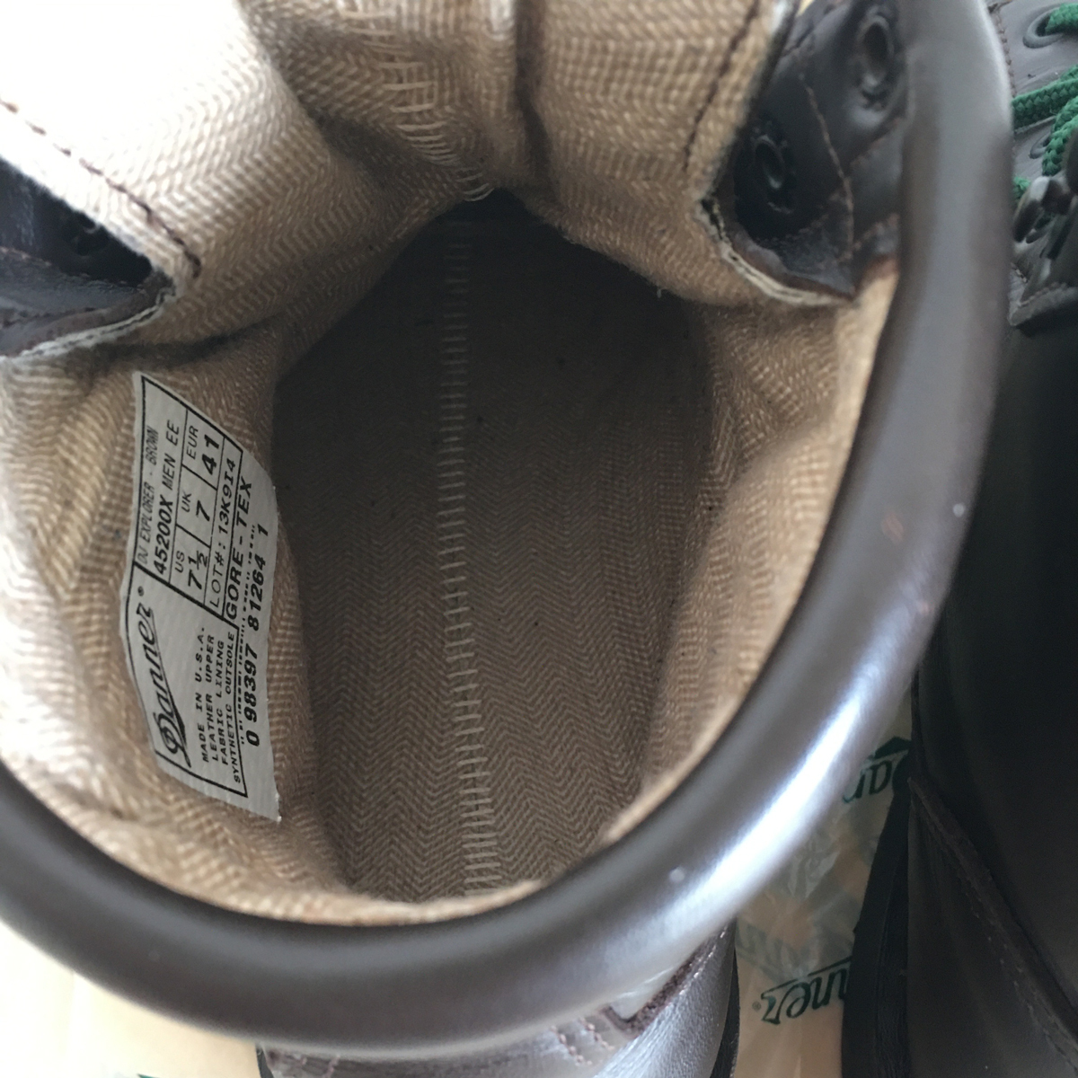 送料無料 即決価格 Danner EXPLORER 45200X US7 1/2 25.5-26cm MEN EE Brown GORE-TEX ダナー エクスプローラー ブラウン ゴアテックス DANNER ダナー エクスプローラー Mens D-45200X｜アウトドア ゴアテックス