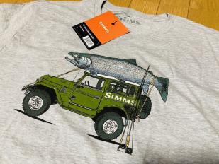 ラスト在庫 シムス SIMMS トラウトクルーザーTシャツ サイズL 品