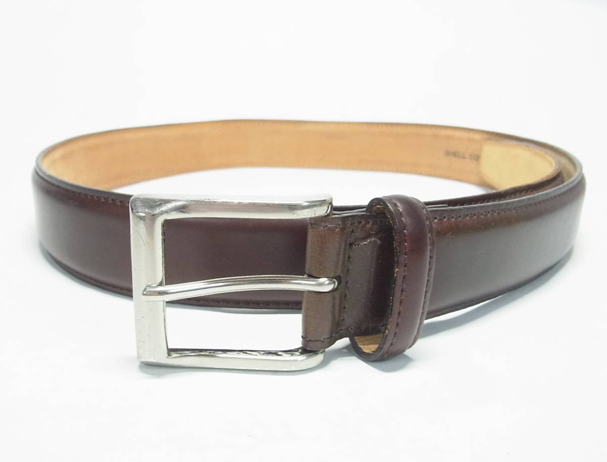 Paul Smith/ポールスミス SHELL CORDOVAN コードバン レザー ベルト