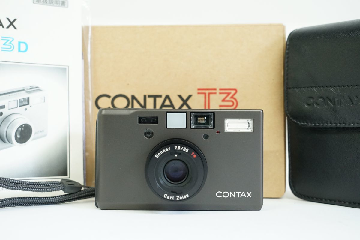 CONTAX コンタックス T3 前期型 コンパクトフィルムカメラ シルバー