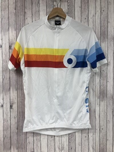  ツインシックス TWIN SIX 半袖 サイクルジャージ L ホワイト(Lサイズ)｜売買されたオークション情報、yahooの商品情報をアーカイブ公開 - オークファン 男性用