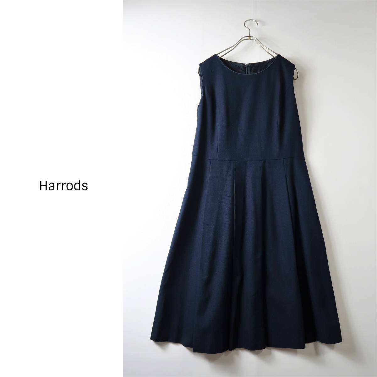 超 ハロッズ Harrods コットン100 ウエスト切替プリーツワンピース 日本製 3サイズ S M 4353 その他 売買されたオークション情報 Yahooの商品情報をアーカイブ公開 オークファン Aucfan Com