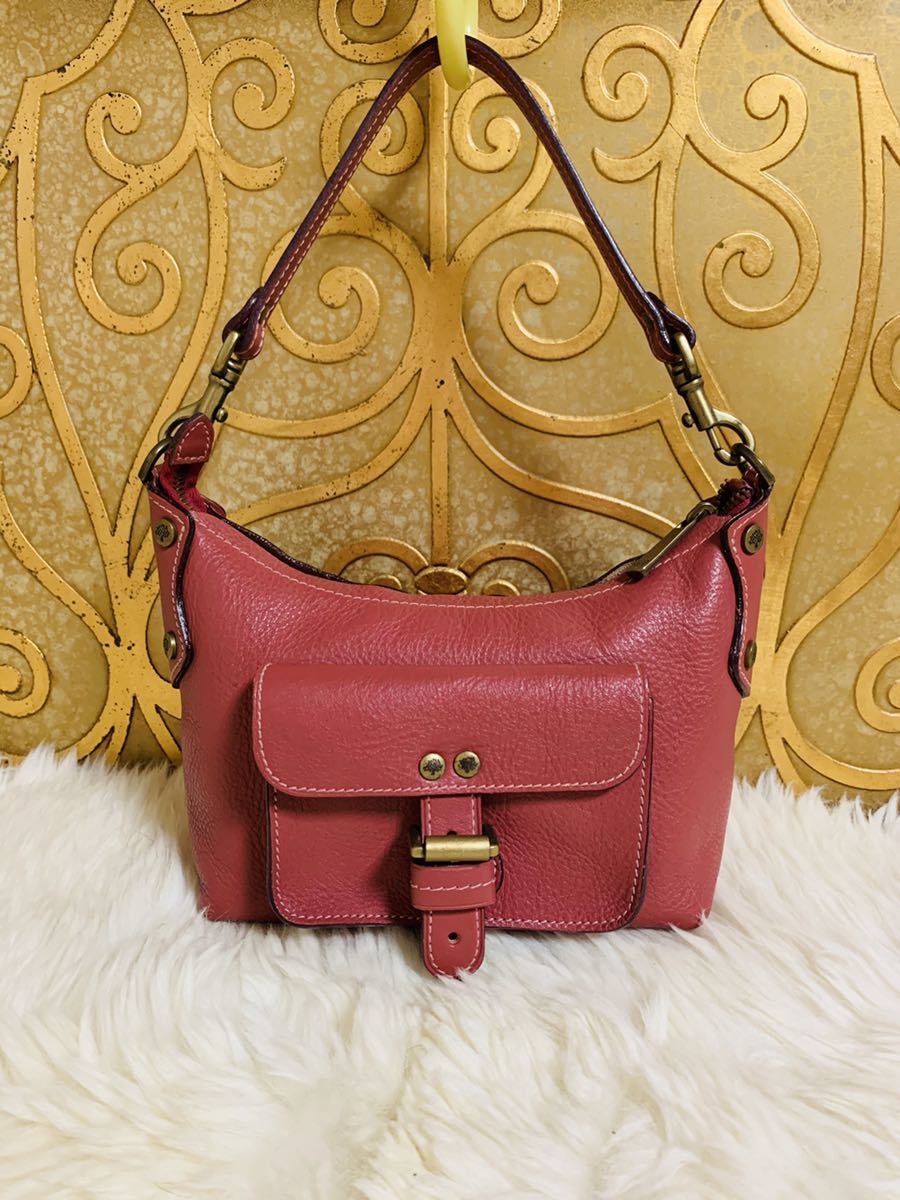 マルベリー ハンドバッグ レザー ロゴ金具 極美品✨マルベリー 鍵付き 