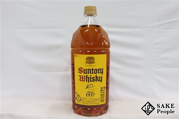 ◇注目! サントリー 角瓶 ペットボトル 2700ml 40% ジャパニーズ サントリー 角瓶 ペットボトル 2700ml（2.7L） 2700ml（ペットボトル）6本セット｜大容量で楽しむ定番ウイスキー 2700mlペットボトル(2.7L)×2