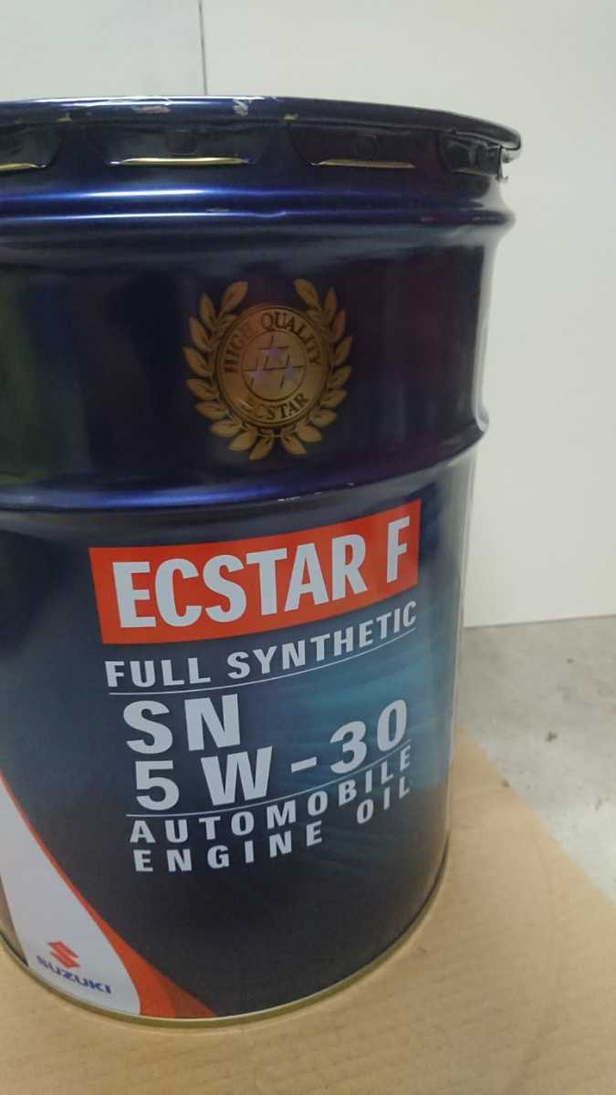 最新作，正規品 スズキ純正 エンジンオイル エクスターF 5W-30 SN 20L