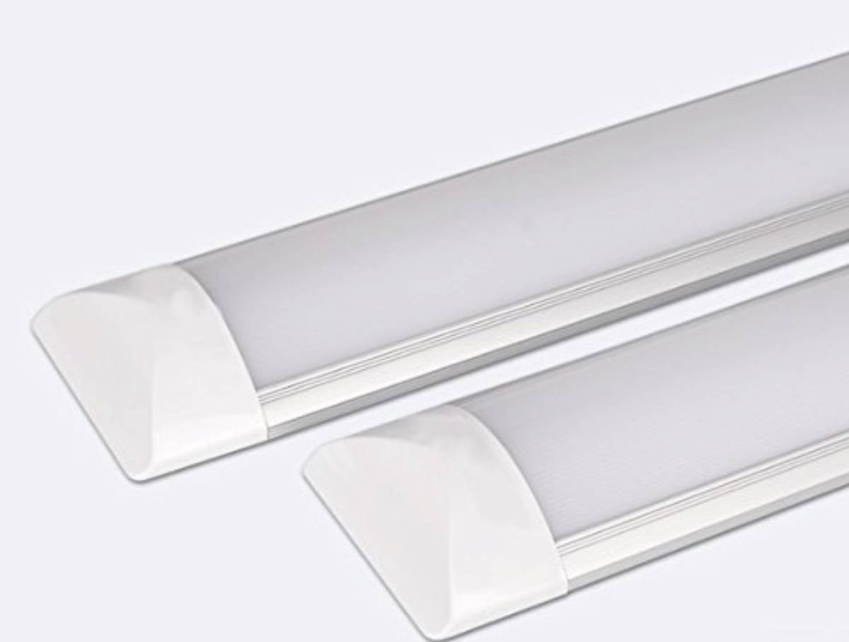 10本セット 薄型LED蛍光灯 器具一体型 120cm 昼白色 6000K □10