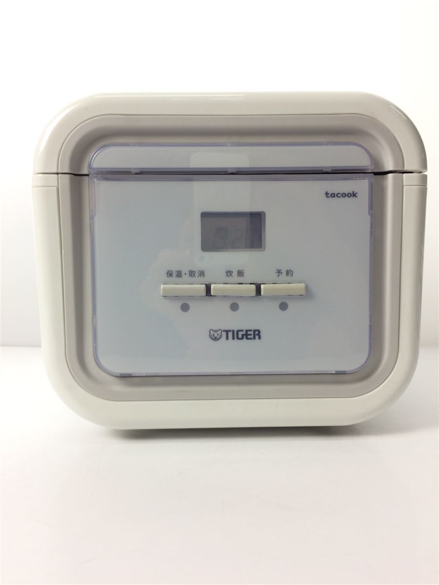 セール，新作登場 TIGER 炊飯器 tacook JAJ-A551-WS シンプルホワイト /TIGER/3合炊き/遠赤外線(マイコン)｜売買されたオークション情報、yahooの商品情報をアーカイブ公開 - オークファン マイコン