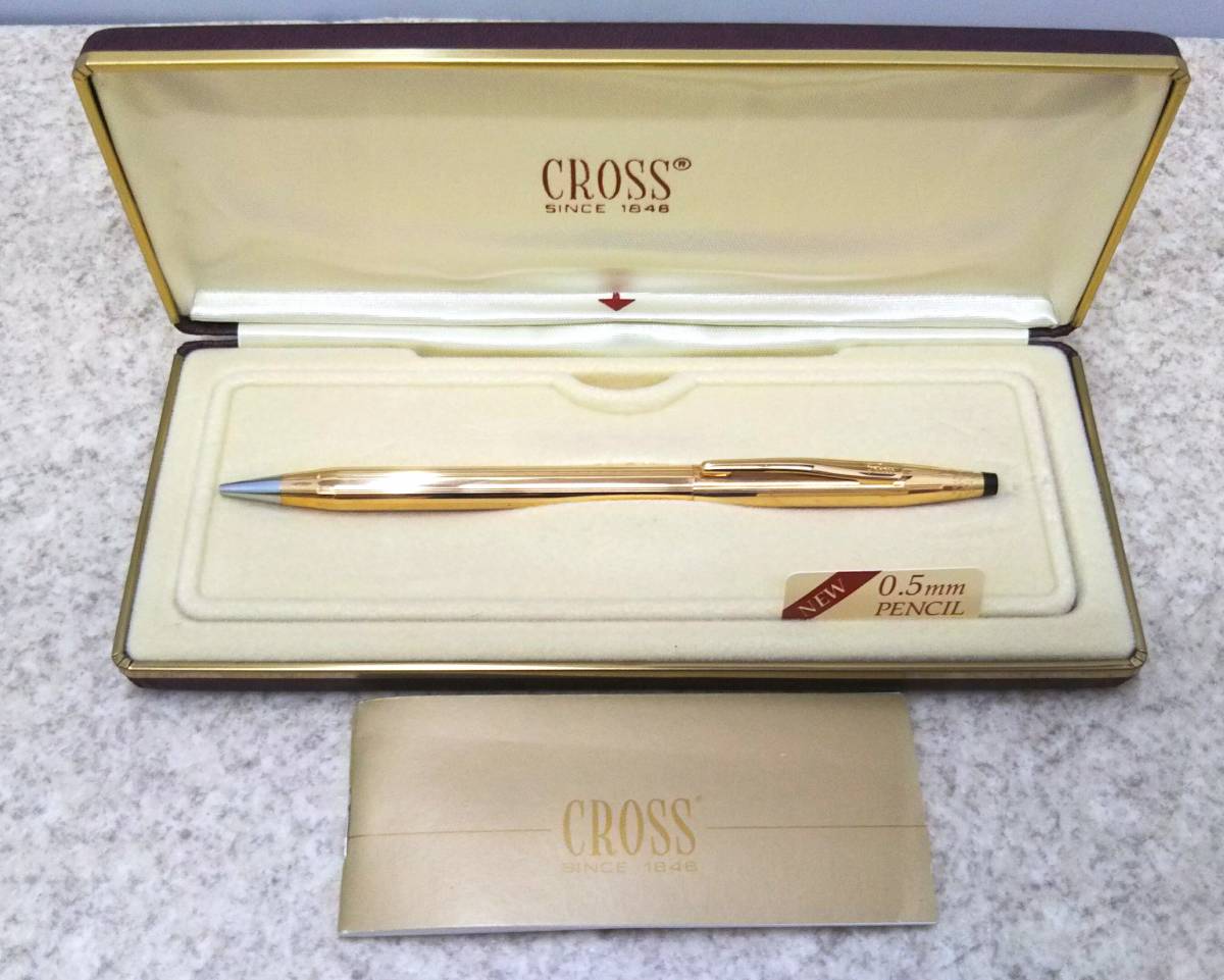 CROSS ゴールドフィールドシャープペンシル 12kt CROSS ゴールド