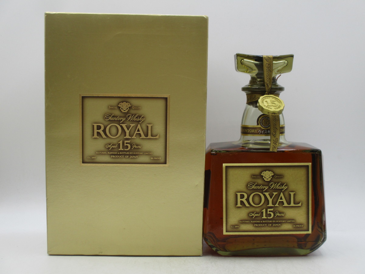 同梱OK商品】SUNTORY WHISKY ROYAL 15年 サントリーウイスキー