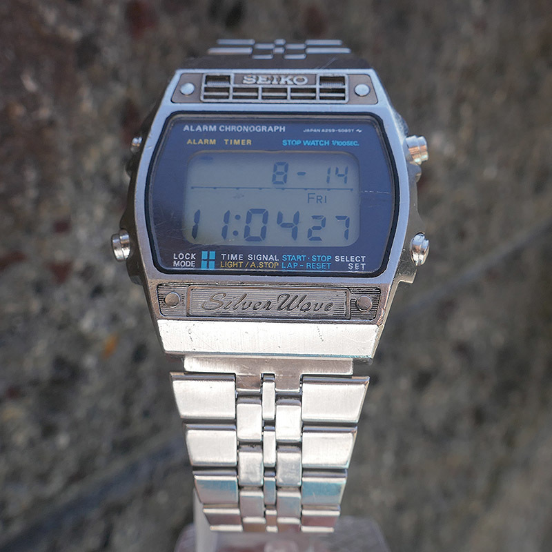 セイコーシルバーウェーブデジタルA259-5090 クオーツ稼働品