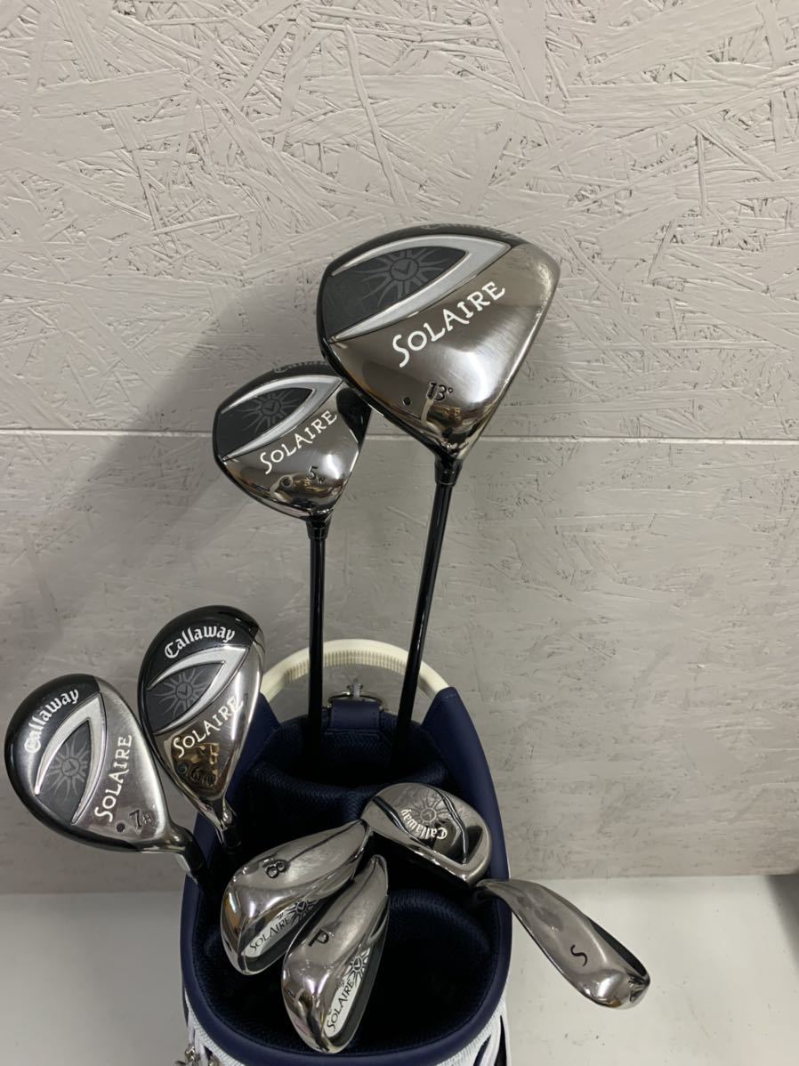 送料無料　美品　新品グリップ　希少　US仕様　キャロウェイ　ソレイル　レディース　ソレイユ　クラブセット　ゴルフクラブ