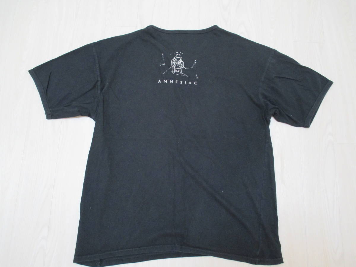 Radiohead amnesiac Tシャツ 黒 ブラック レディオヘッド アムニージ 
