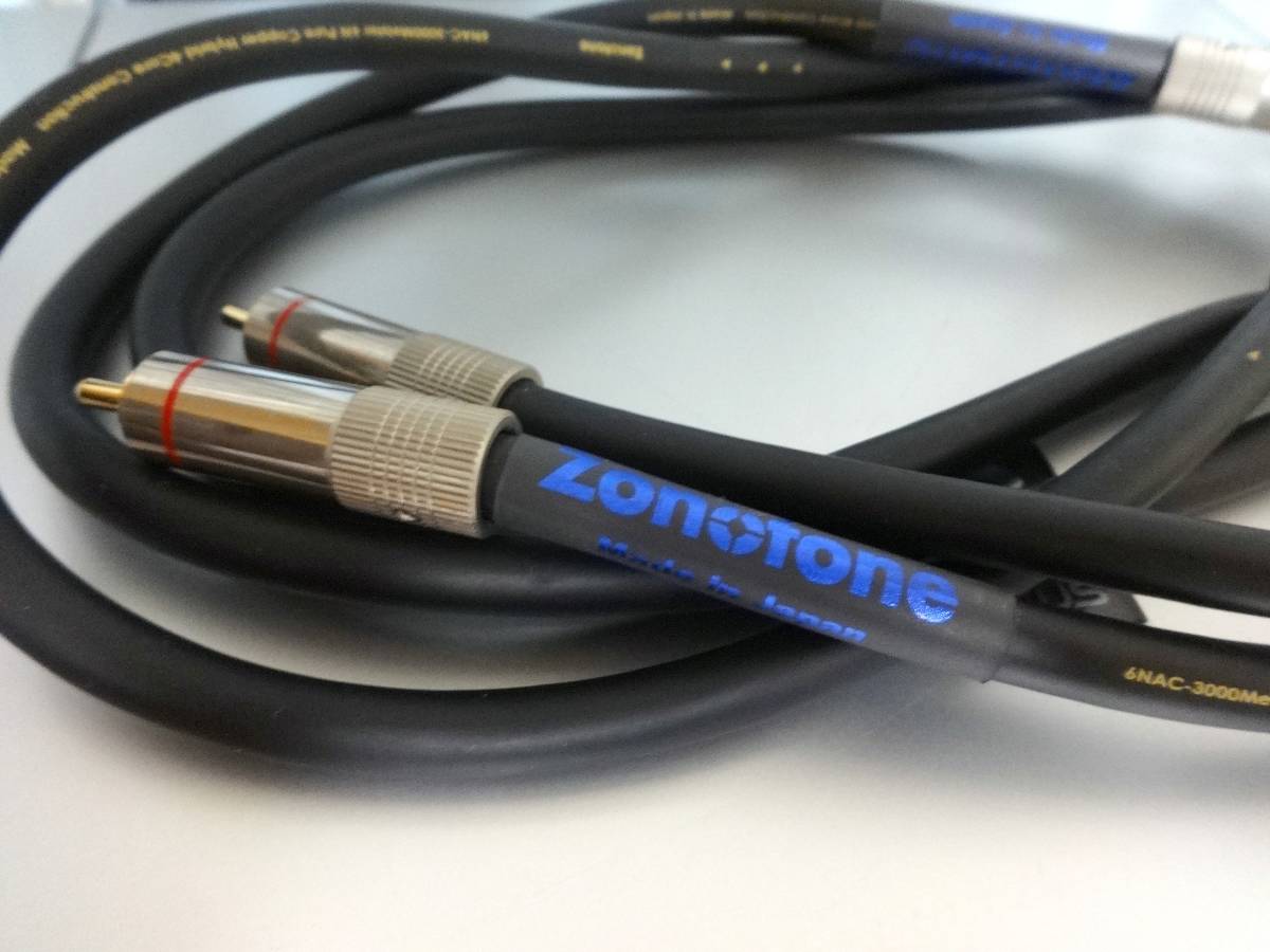 6NAC-3000 Zonotone RCA Meister ペア ZONOTONE - 0.75m✕2 ゾノトーン