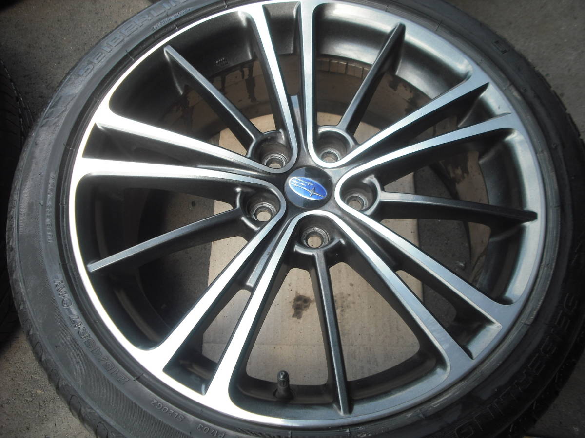 8611]スバル純正 BZR インプレッサG4 86 215/45R17 バリ山19年製
