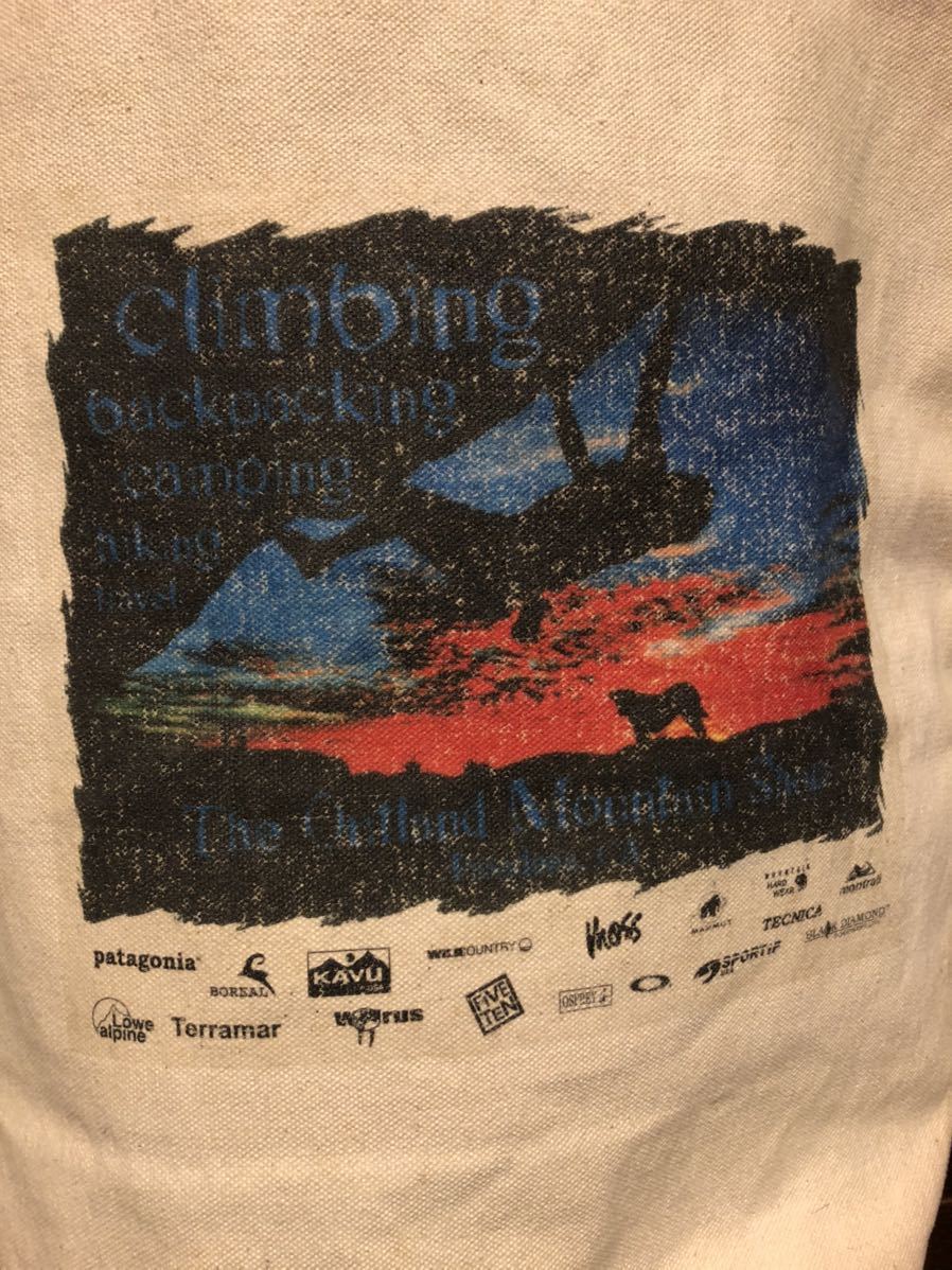 Mountain - The 90s North メルカリ 希少 90s THE OUTLAND MOUNTAIN SHOP トートバッグ パタゴニア patagonia 生成り トートバック アウトランドマウンテンショップ パタロハ