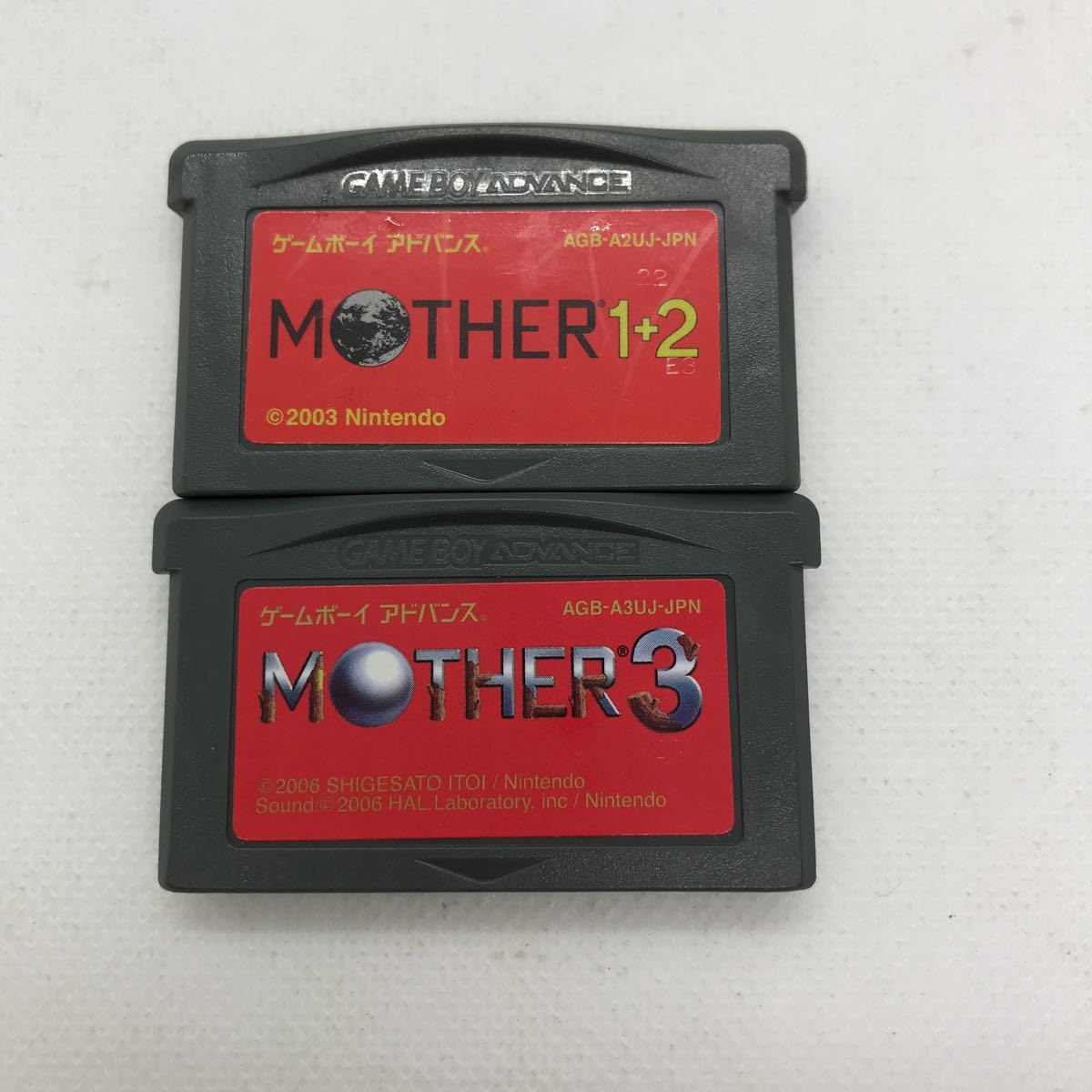 ゲームボーイアドバンスソフト MOTHER1＋2 MOTHER3 2本セット 初期 み  
