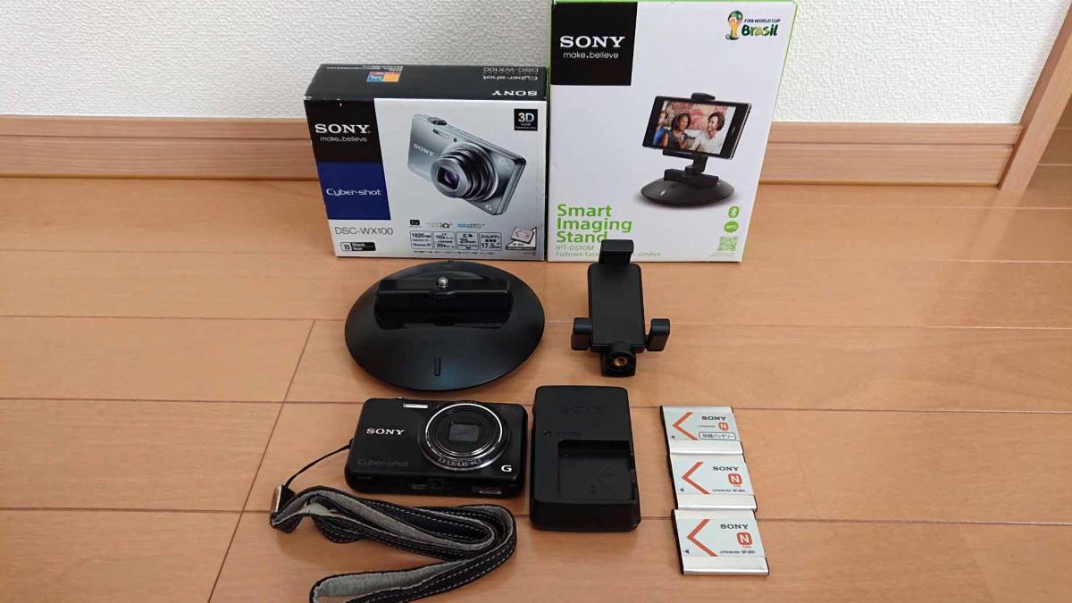 ソニー SONY Cyber-shot WX100 1820万/光学x10 ブラック ソニー SONY 