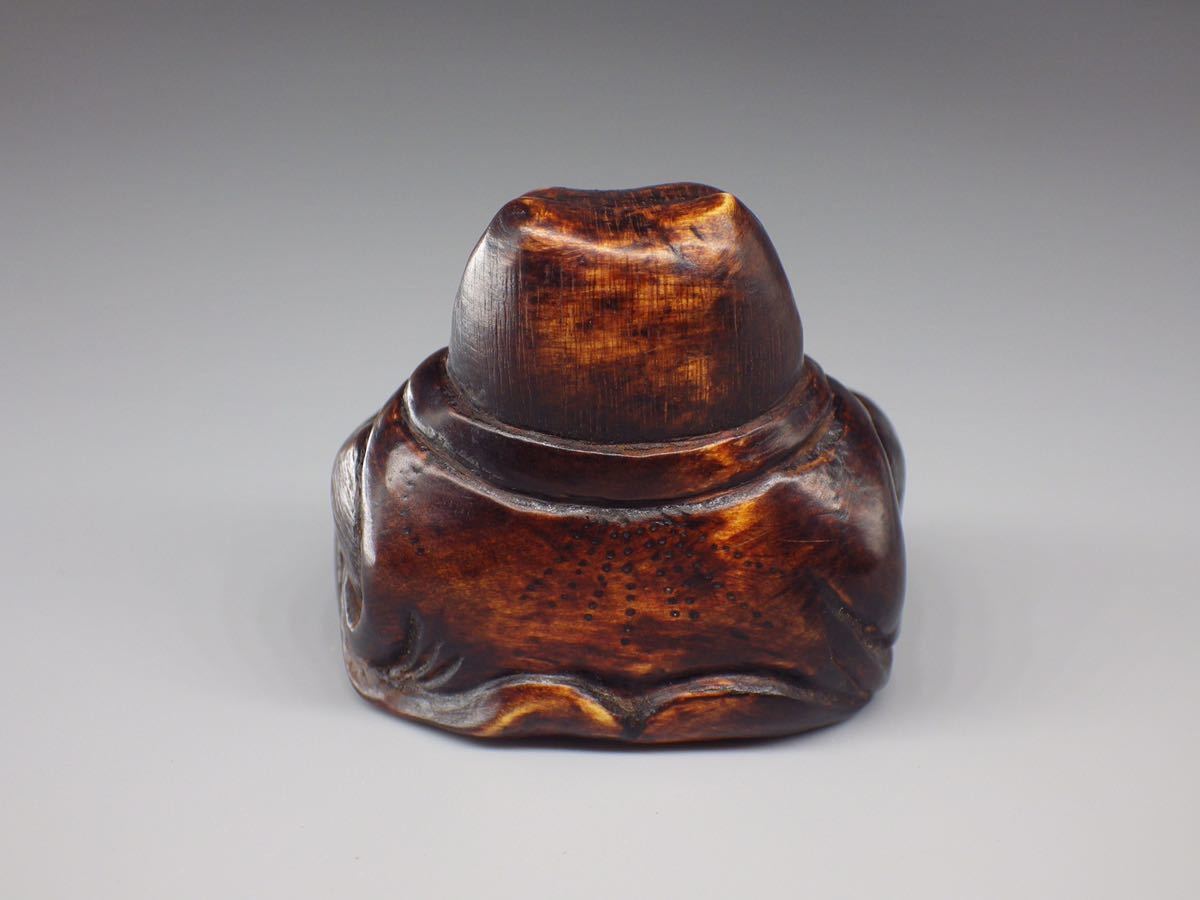 木彫 狸根付(根付)｜売買されたオークション情報、yahooの商品情報を