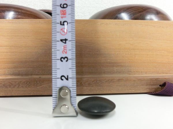 囲碁 蛤碁石 34号 180個 那智黒石 181個 木製碁笥セット 高級 人気