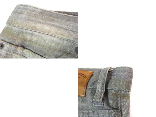 ディースクエアード DSQUARED2 デニムパンツ ジーンズ ペイント加工 ダメージ加工 ボタンフライ グレー 44 ボトムス ☆AA★ ※H DSQUARED2 デニムパンツ ディースクエアード サイズ:46 インディゴ DSQUARED2（ディースクエアード）
