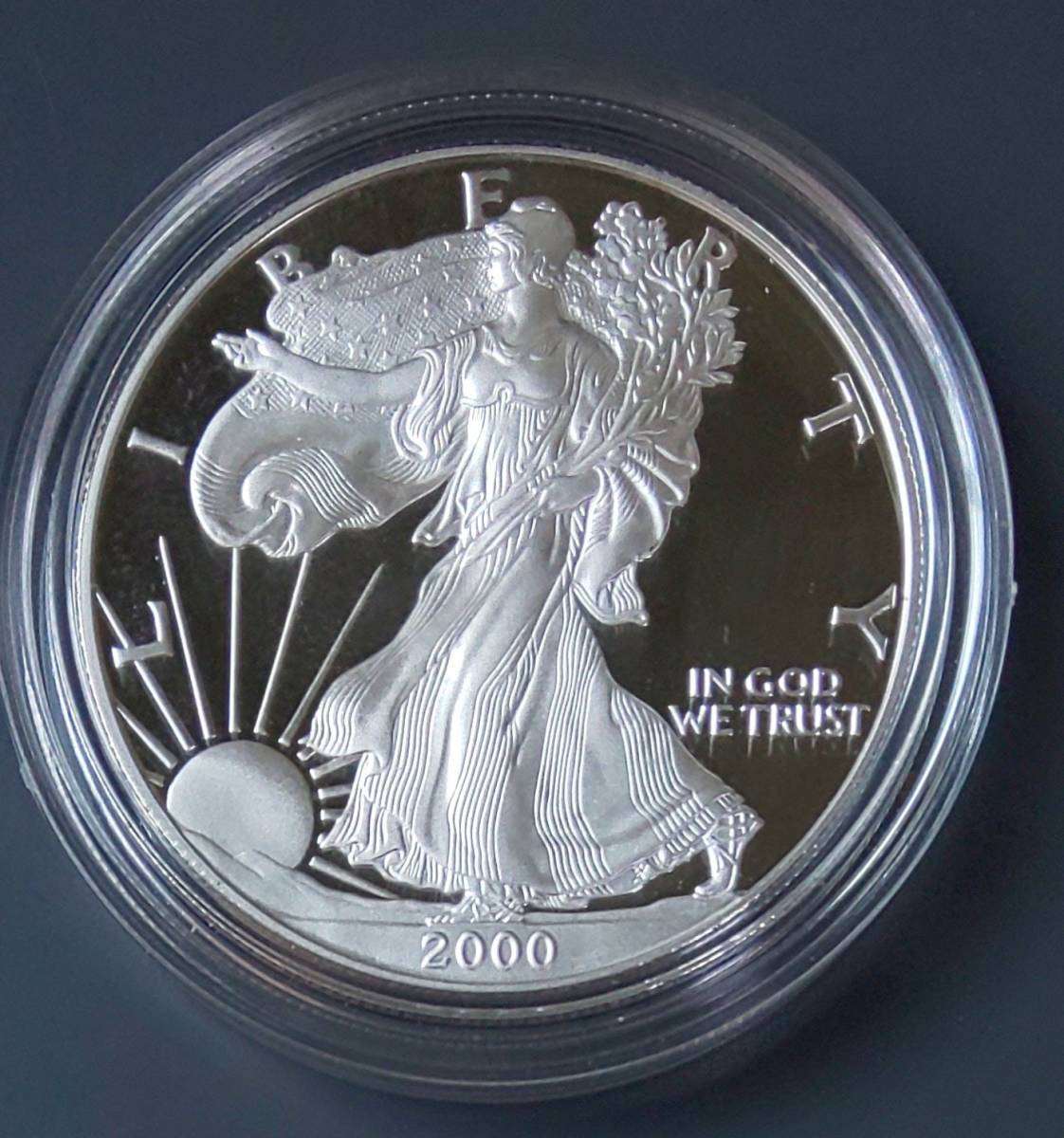 2000年 アメリカ イーグル 1オンス 銀貨 2000年（P） 2000の通販