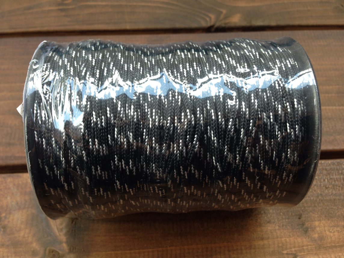 OMER(オマー)純正ナイロンライン 黒＆白 2mm 1m単位切売★水中銃手銛魚突き_1