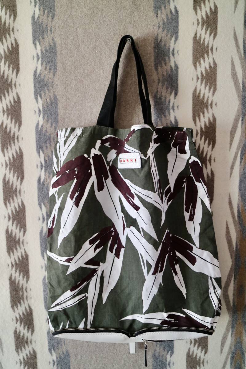MARNI マルニ○プリント コットン トートバッグ○新品 【公式通販】