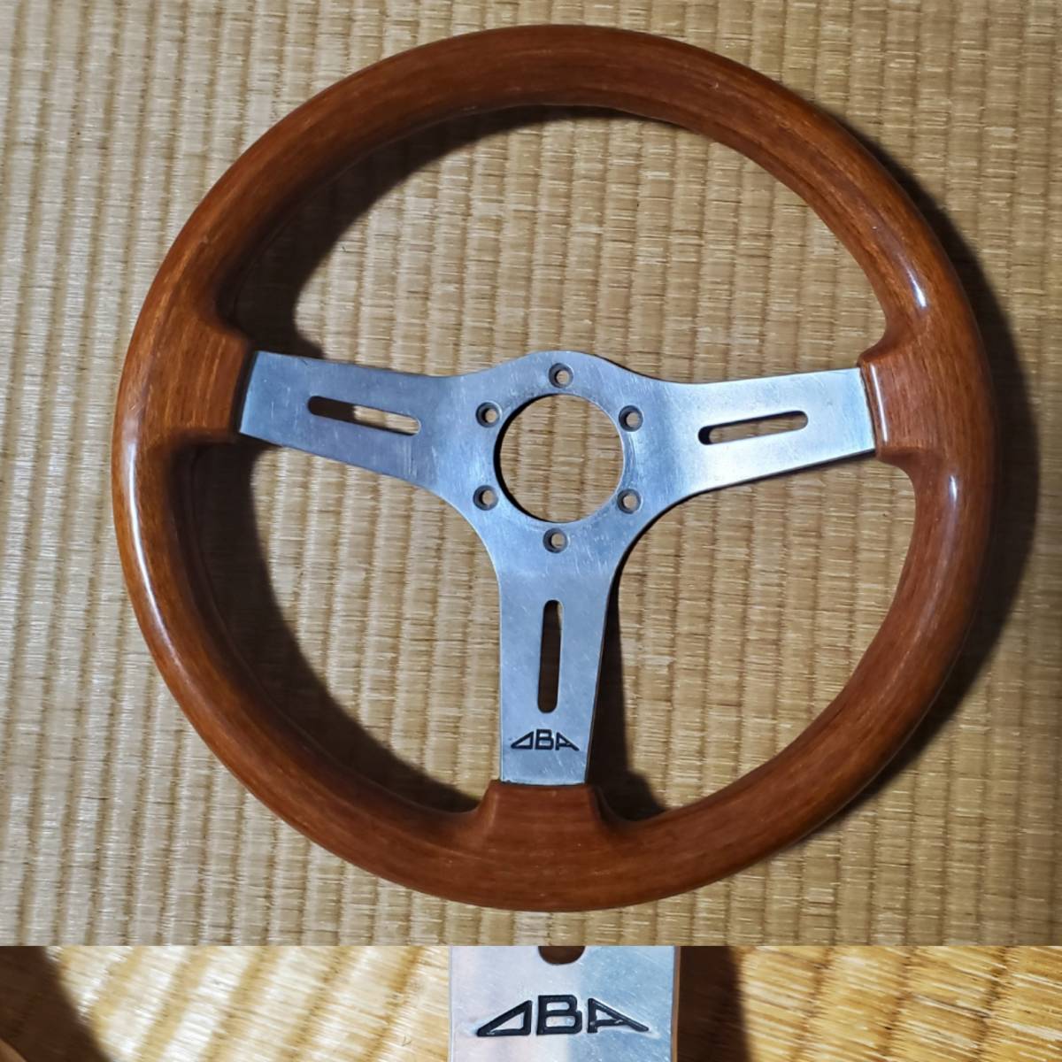 OBA Oba 当時物 オバ 希少 ハンドル 旧車 GX71 クラウン Y30 街道