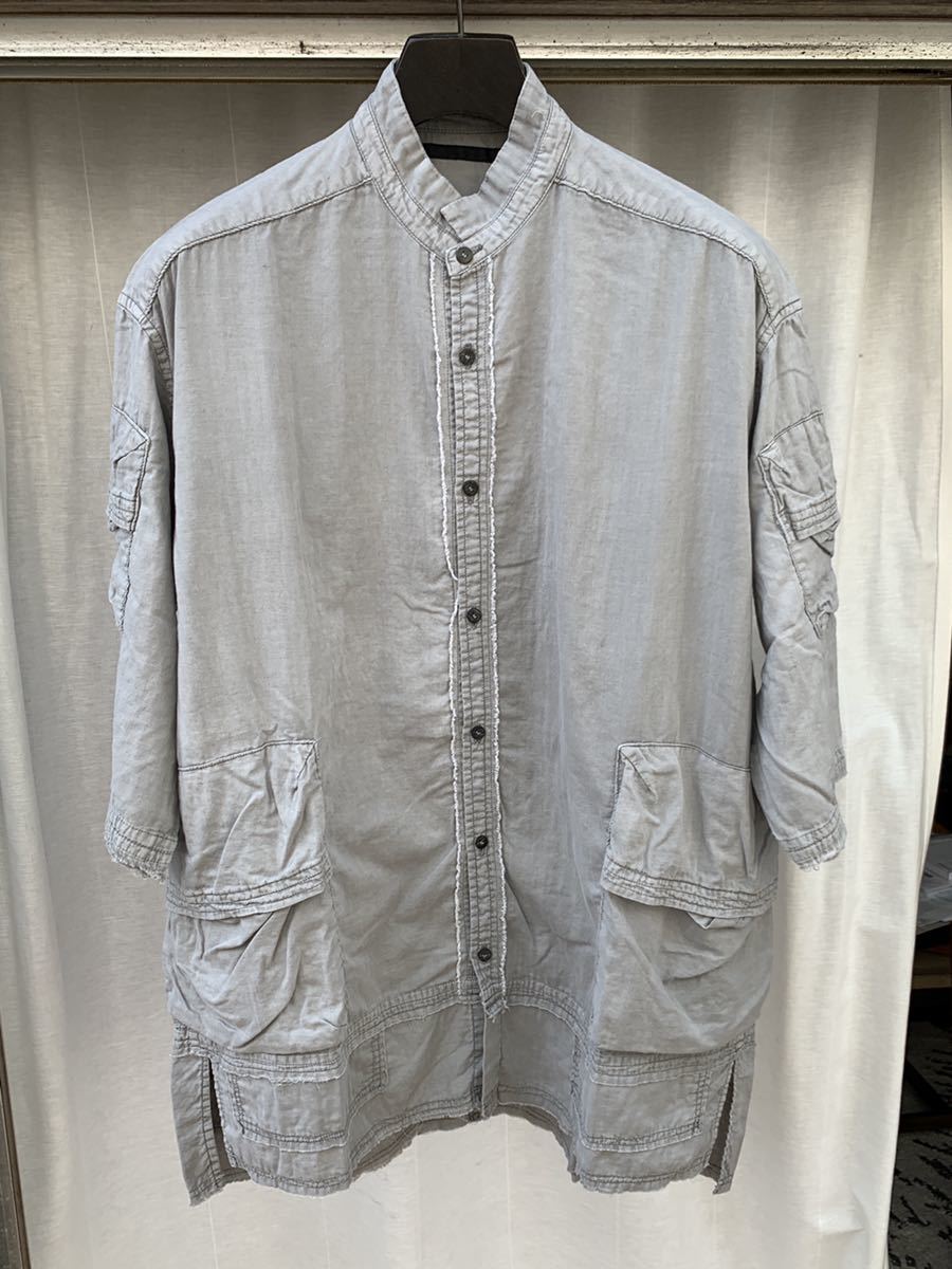The Viridi-anne 18SS GARMENTDYE OVERSIZED SHIRT ヴィリディアン