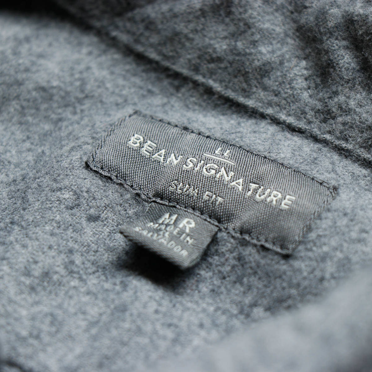新作入荷，品質保証 L.L.Bean Signatureエルエルビーンシグネチャー◆シャモアクロスシャツ◆グレー◆サイズM
