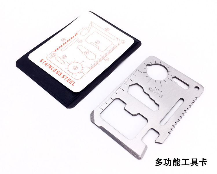 日本郵便　サバイバル 万能 ツール 6点セット 救急箱 道具 SOS 工具 ナイフ 笛 ホイッスル ファイヤースターターアウトドア　オレンジ_9