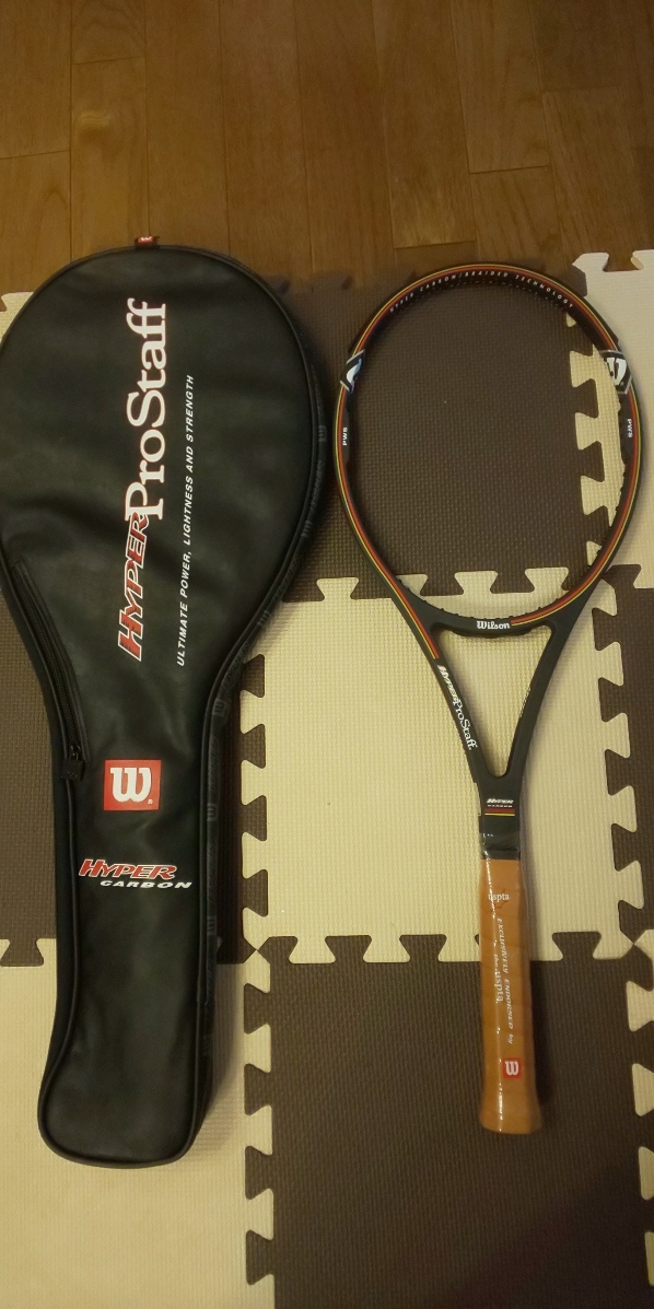 0 ウィルソン - HYPER ハイパー プロ スタッフ wilson Edition Limited 1 Wilson&frasl;ウィルソン PROSTAFF 送料込 テニスラケット X