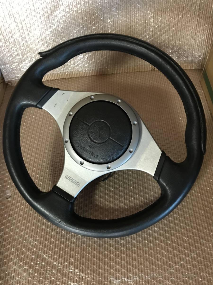 【人気定番，格安】 CT9A ランエボ8 GSR 純正 ハンドル ランサーエボリューション8 エアバッグ付き MOMO モモステ(三菱用)｜売買されたオークション情報、yahooの商品情報をアーカイブ公開 - オークファン 三菱用