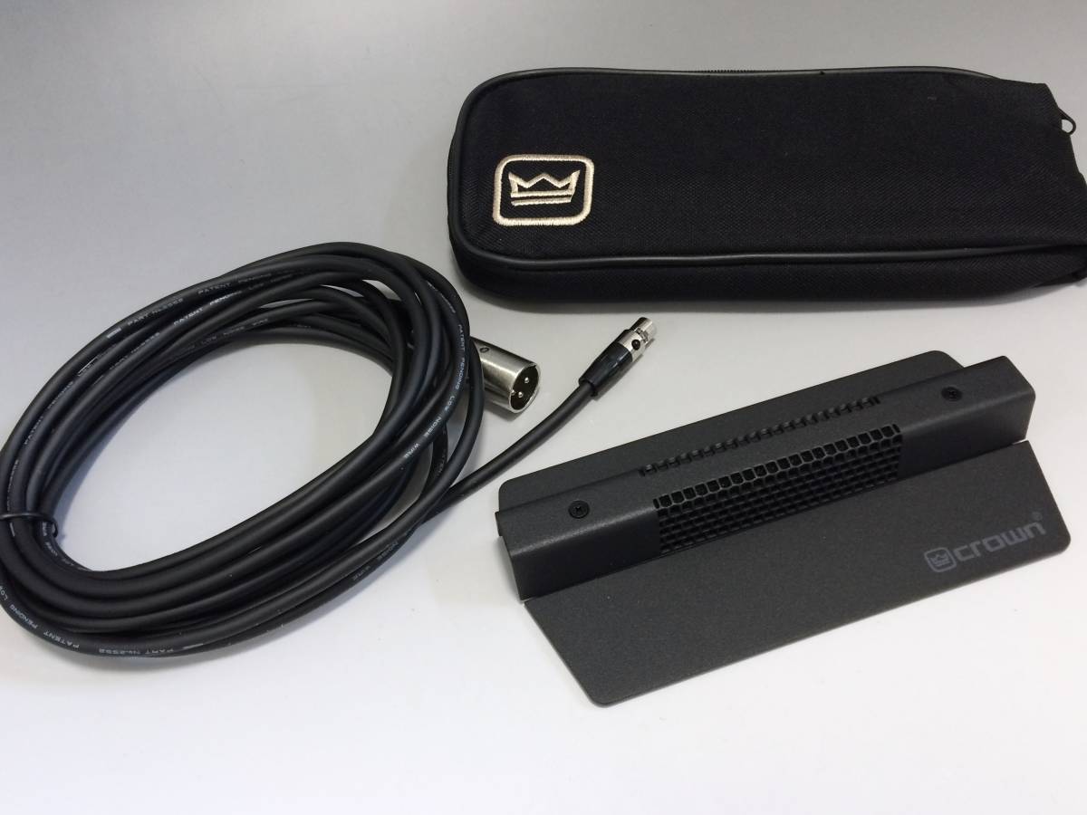 ☆未使用☆ CROWN PCC 160 バウンダリーマイク アムクロン ケーブル