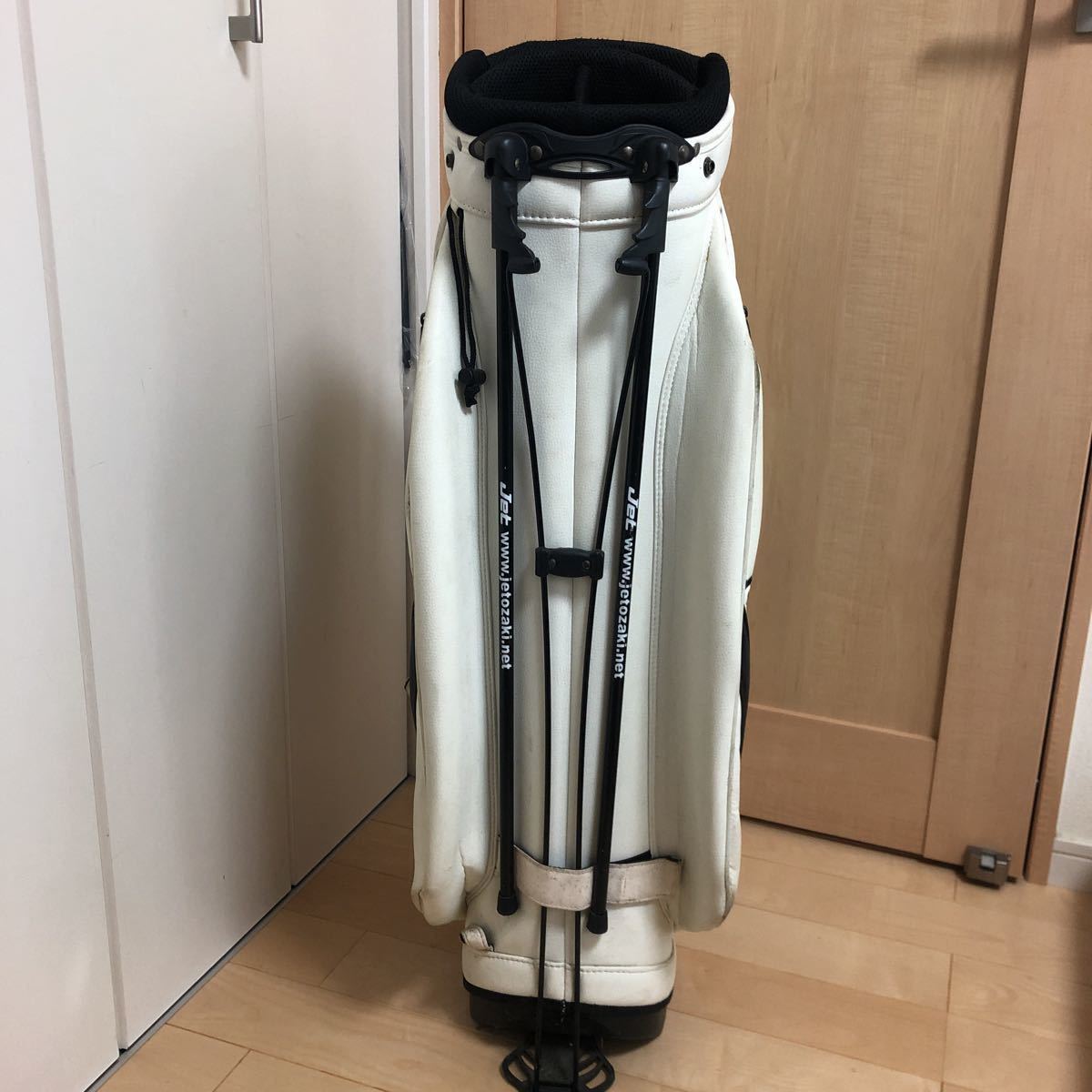 1円～☆限定☆JET☆尾崎健夫☆スタンドキャディバッグ☆レア☆キャディ