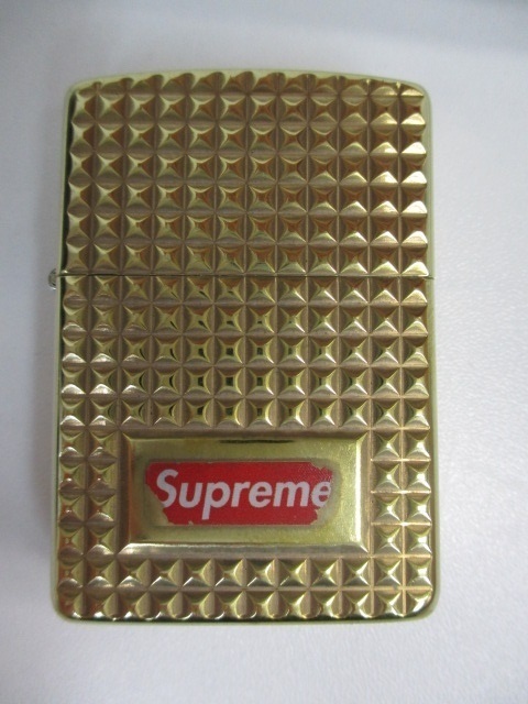 100%新品，新作登場 Supreme Diamond Cut Zippo GOLD 17AW シュプリーム ダイヤモンドカット ジッポ ライター 金 ゴールド BOXLOGO ボックスロゴ 2(服飾小物)｜売買されたオークション情報、yahooの商品情報をアーカイブ公開 - 服飾小物