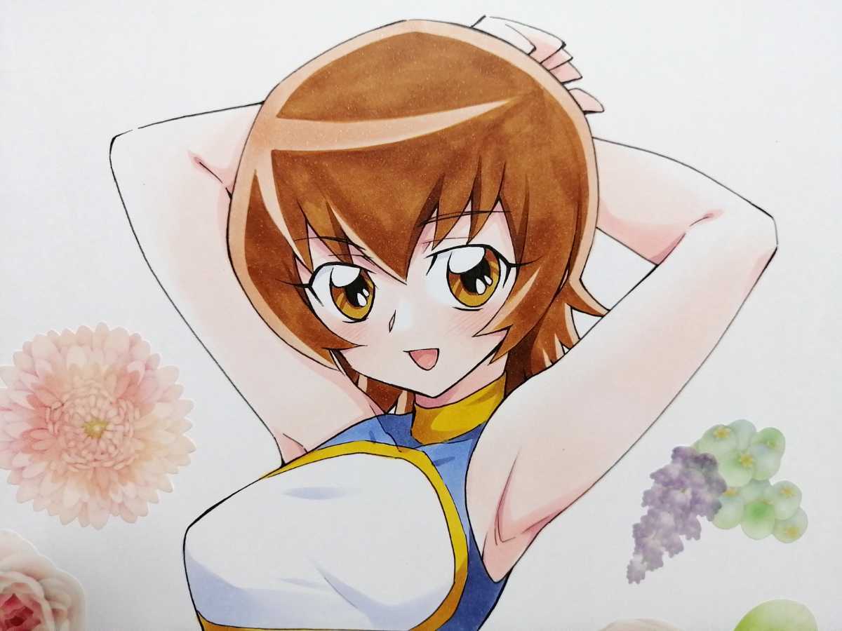 手描きイラスト 明堂院いつき キュアサンシャイン ハートキャッチプリキュア 水着 手描きイラスト 売買されたオークション情報 Yahooの商品情報をアーカイブ公開 オークファン Aucfan Com