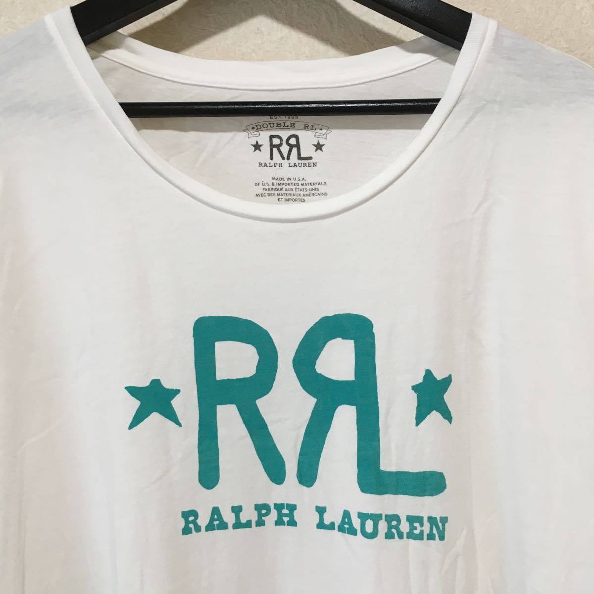 Double RL LOGO T-Shirt- RRL ronherman 別注ロゴ Tシャツ ラルフ 