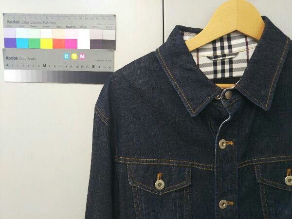 BURBERRY BLACK LABEL/バーバリー/メンズ/Gジャン/ブルー/Lサイズ