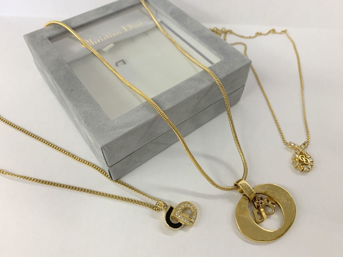 Z178-K4-2674◎□ Christian Dior クリスチャンディオール ネックレス
