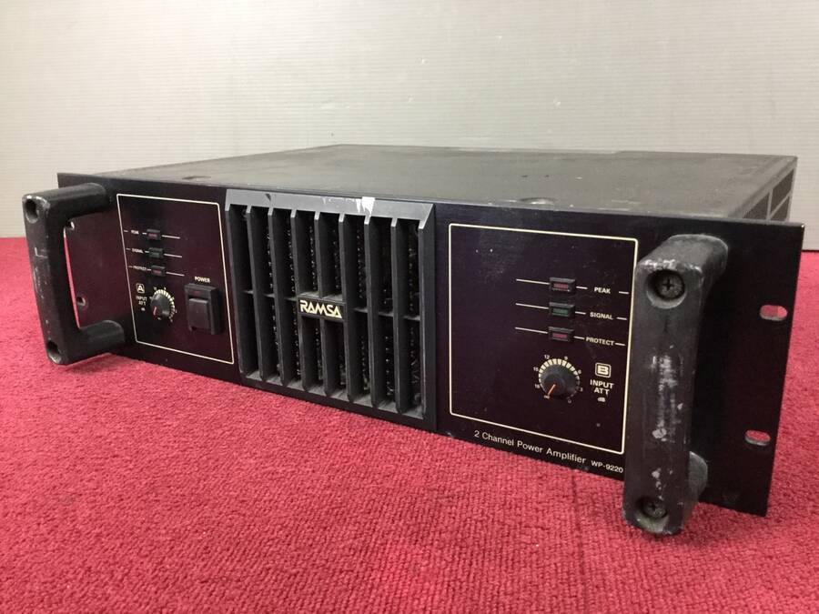 RAMSA WP-9220 PAアンプ☆現状品 【公式通販】