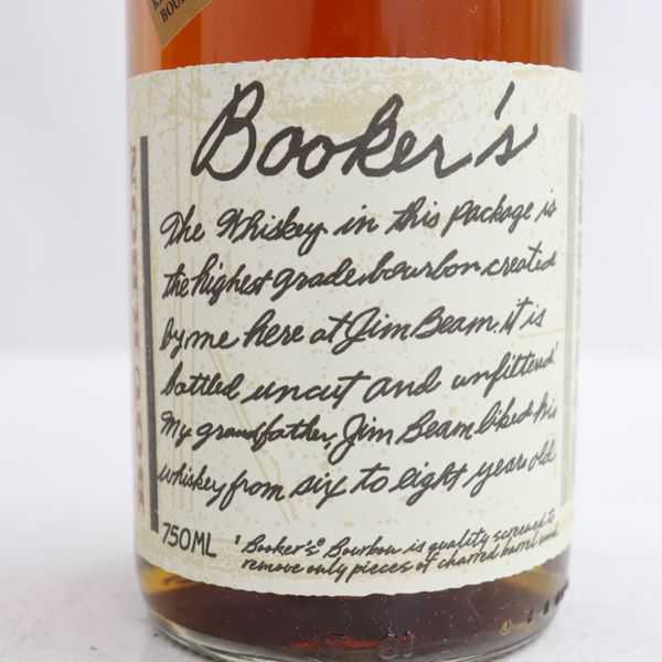 750ml ブッカーズ ☆BOOKER'S（ブッカーズ） させ酒店 &frasl; ☆バーボン☆古酒 ★BOOKER'S（ブッカーズ） 6年3ヶ月 63.70% 2018 750ml N20G310013