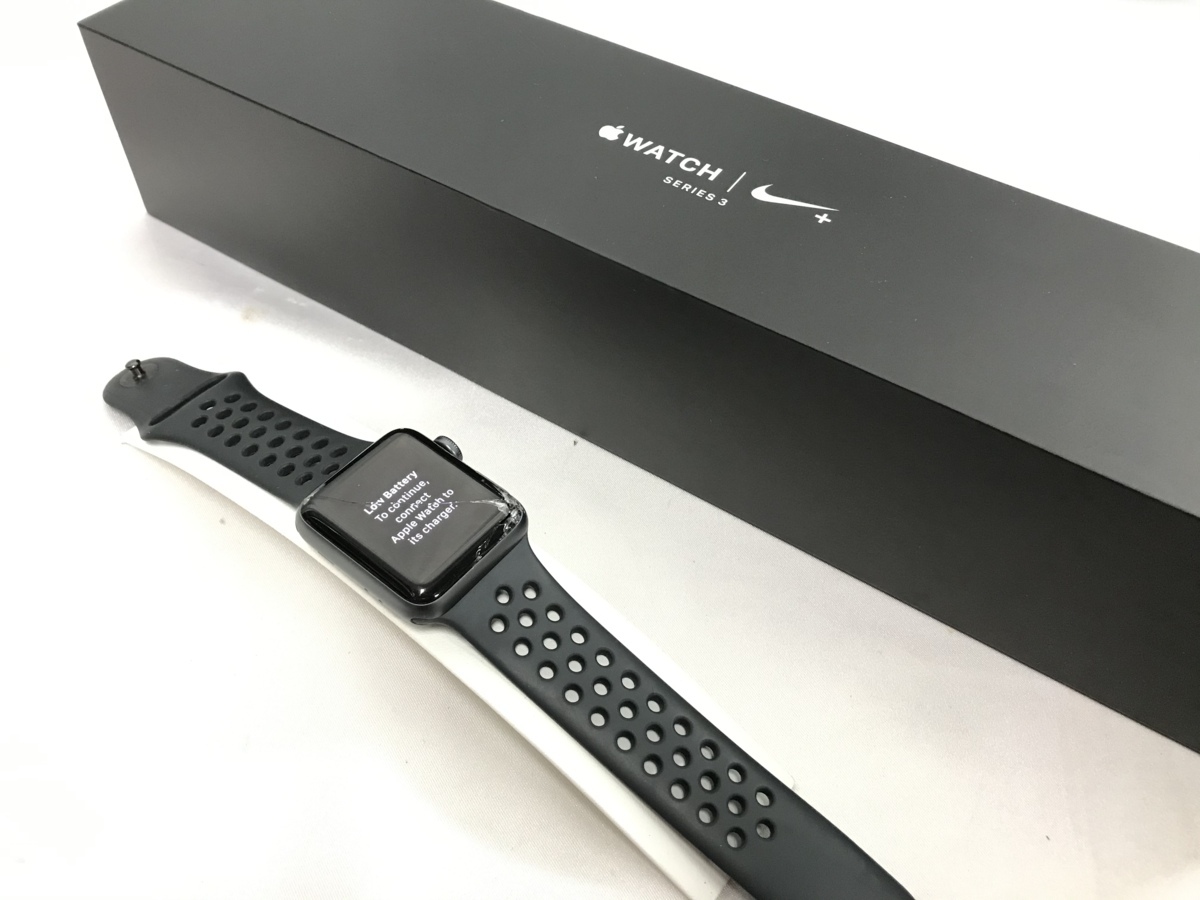 ☆apple アップル アップルウォッチ シリーズ3 38mm NIKE+ MQKY2J/A 