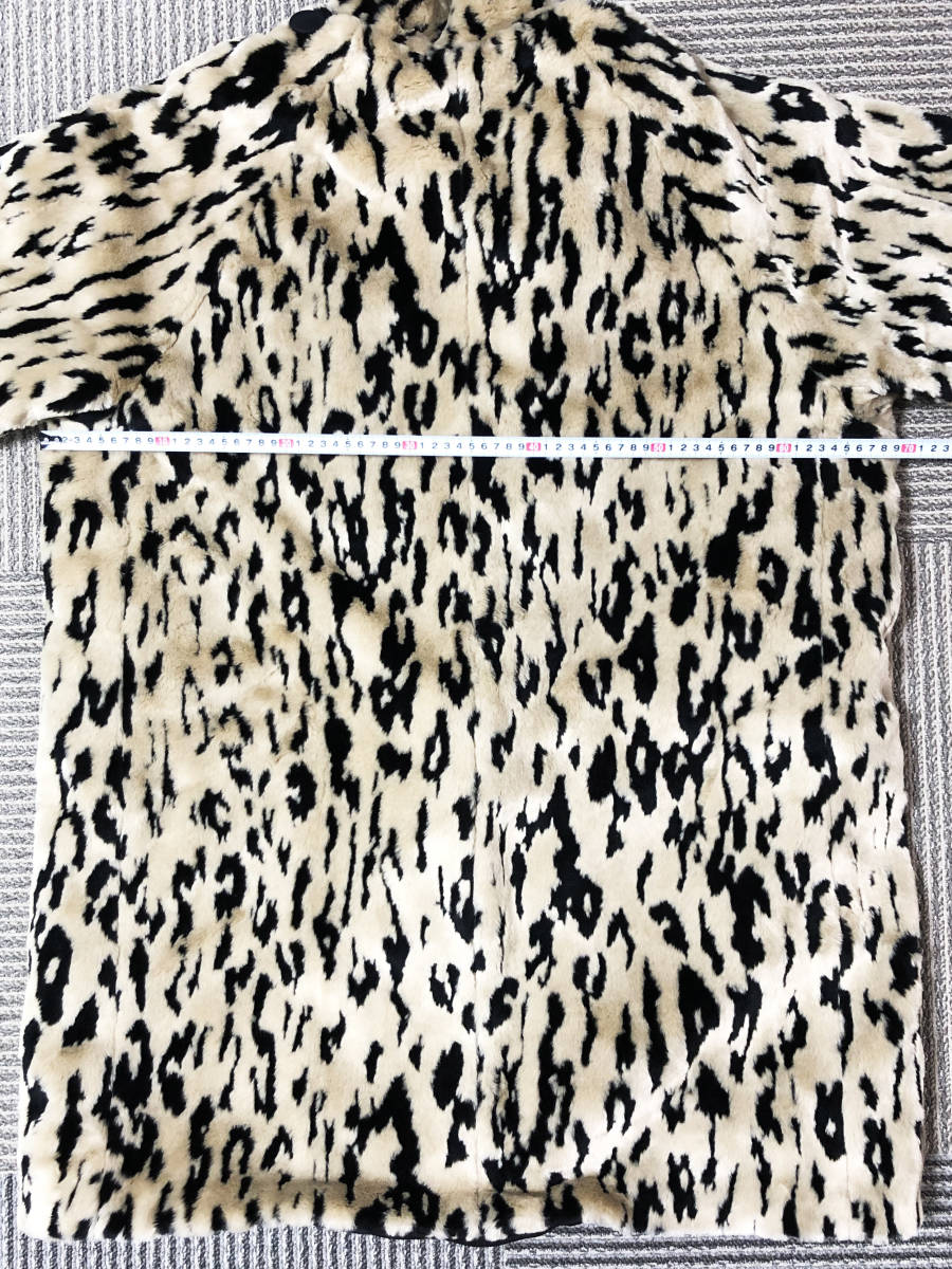 バレンシアガ エコファー オーバーサイズ コート 34 レオパード柄  