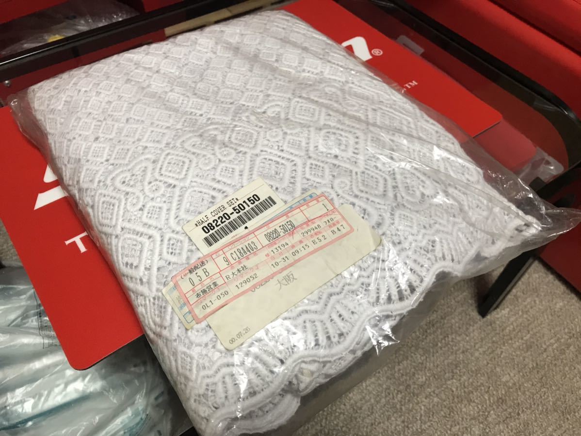 希少送料無料トヨタ30セルシオ純正シートレースカバー白色 セルシオ