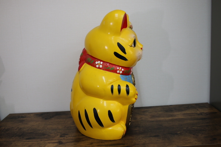 招き猫 昭和レトロ - 激レア 希少品 特大」住まい、インテリアの落札