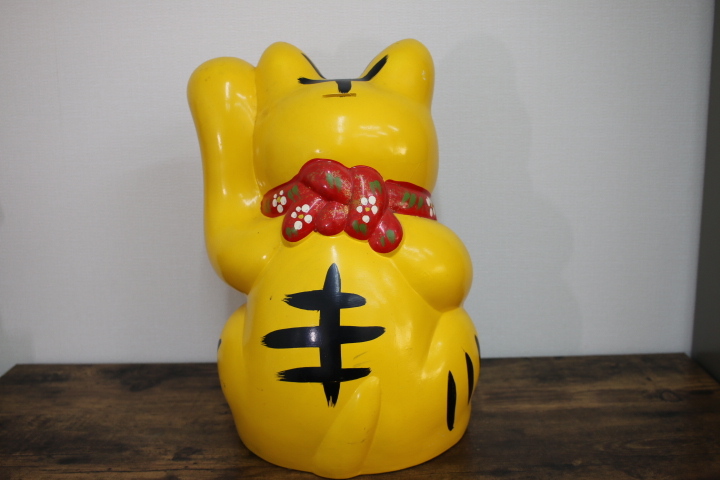 招き猫 昭和レトロ - 激レア 希少品 特大」住まい、インテリアの落札