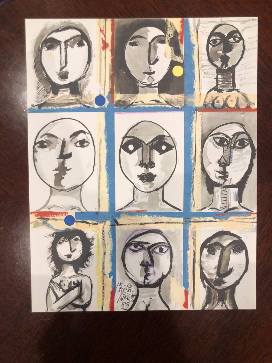 猪熊弦一郎 Faces 版画 オフセットリトグラフ バラ売り11 岡本太郎 ピカソ マティル ミロ 草間彌生 石版画 リトグラフ 売買されたオークション情報 Yahooの商品情報をアーカイブ公開 オークファン Aucfan Com