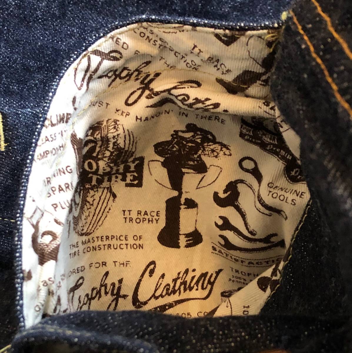 TROPHY CLOTHING ダブルニーオーバーオール1605の通販はau PAY