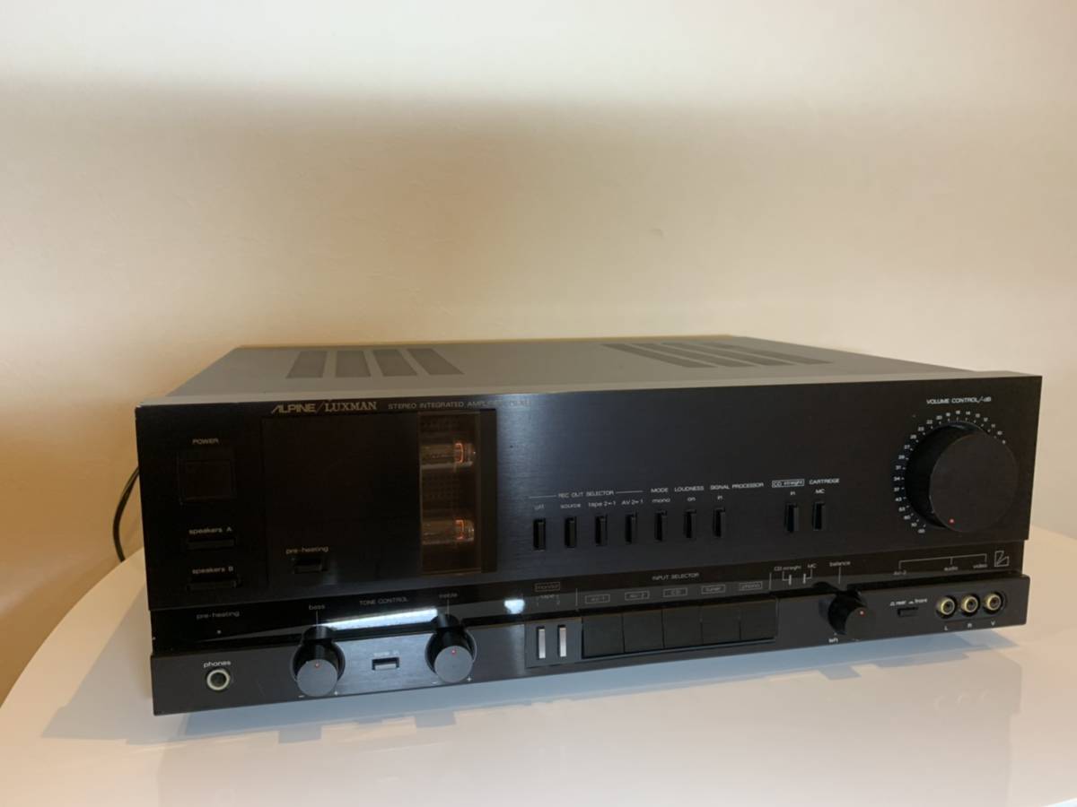 プリメインアンプ アルパイン LV-103u JALPINE⁄LUXMAN ALPINE LUXMAN